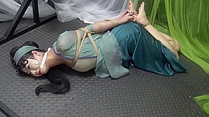 Lesbian Bondage Hd – Craziest Gagging & Shibari