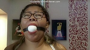Latina Gag Protester 1 P1 – Amateur Bdsm with Toys
