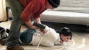 Hannah’s Tied Bdsm Porn & Fetish Doll Fun