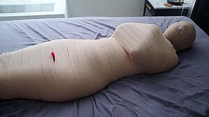 Roxy’s Mummification Tease & Denial